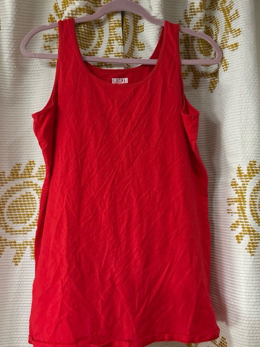 Duluth Trading Co Red Women's Tank Top